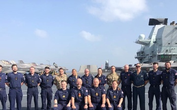 Naval Oceanography Sailor Spends Time Aboard UK’s Aircraft Carrier