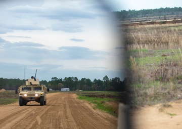 The 603rd Aviation Support Battalion conducts Convoy Protection Platform Gunnery