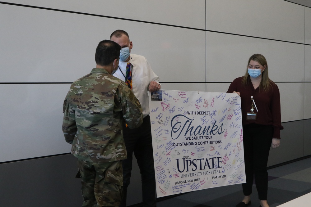 U.S. Air Force Medical Team departs Upstate University Hospital