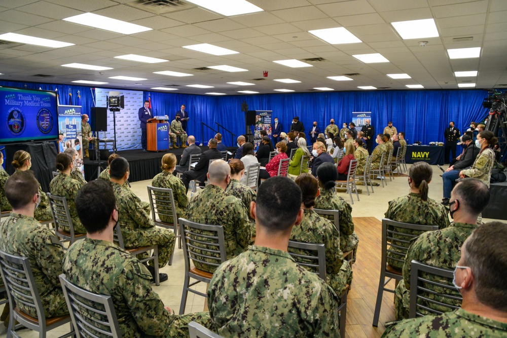 Department of Defense Military Medical Team end-of-mission awards press conference