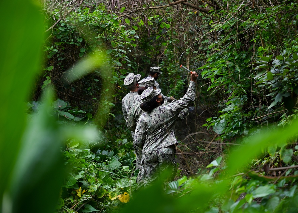 Jungle Attack with Seabees and JMSDF Members