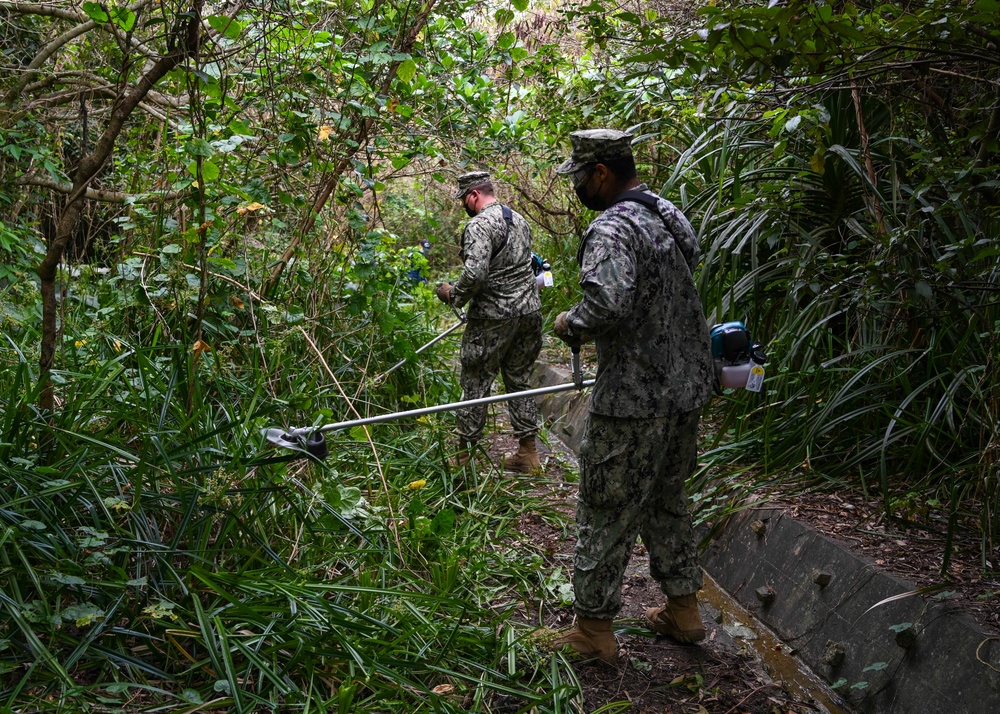 Jungle Attack with Seabees and JMSDF Members
