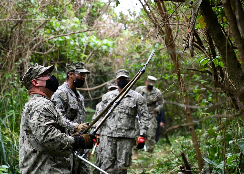 Jungle Attack with Seabees and JMSDF Members