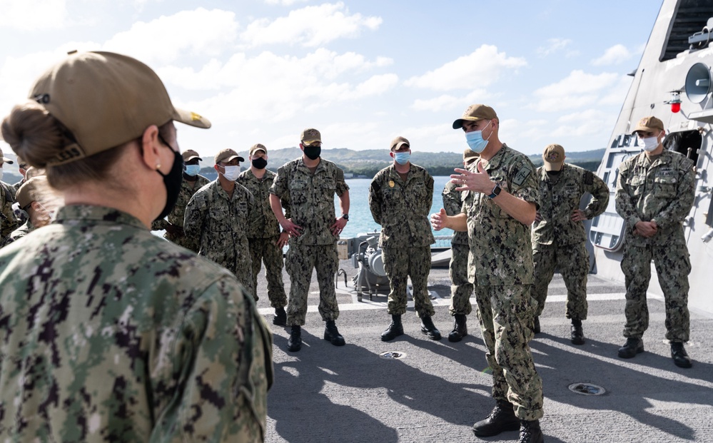 USS Tulsa Exchange of Command