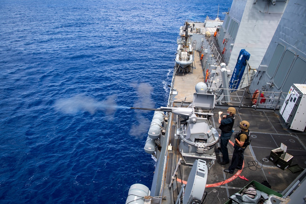 USS Dewey Conducts Live-Fire Exercise