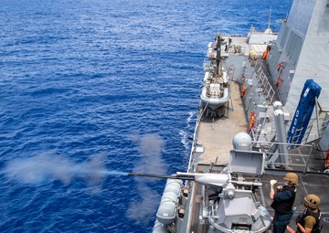 USS Dewey Conducts Live-Fire Exercise