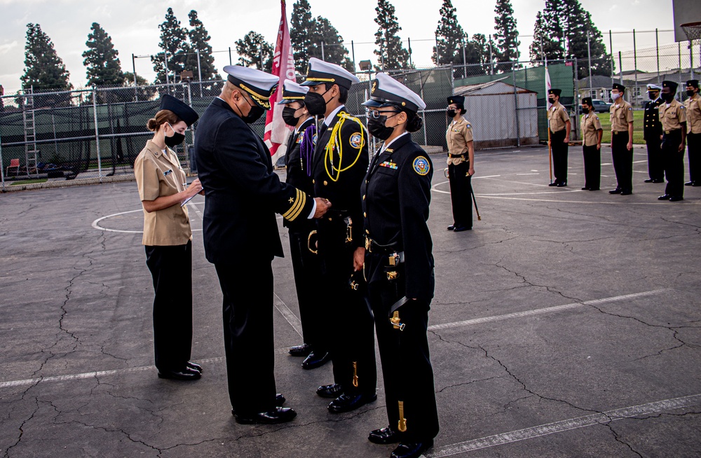 MSRON 11 Supports Lakewood High School NJROTC Military Inspection Ceremony