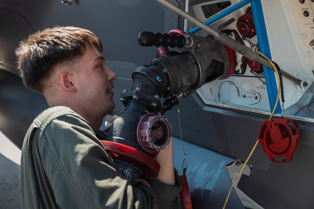 US Marines and Airmen Performs Hot-Pit Refueling Training on Kadena Air Base