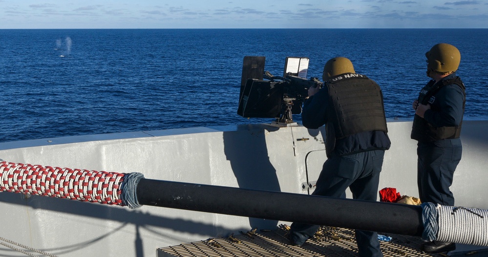 USS John P. Murtha (LPD 26) Live Fire Exercise
