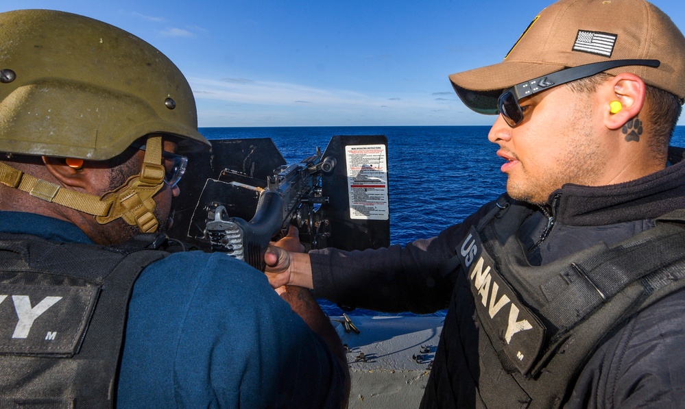USS John P. Murtha (LPD 26) Live Fire Exercise
