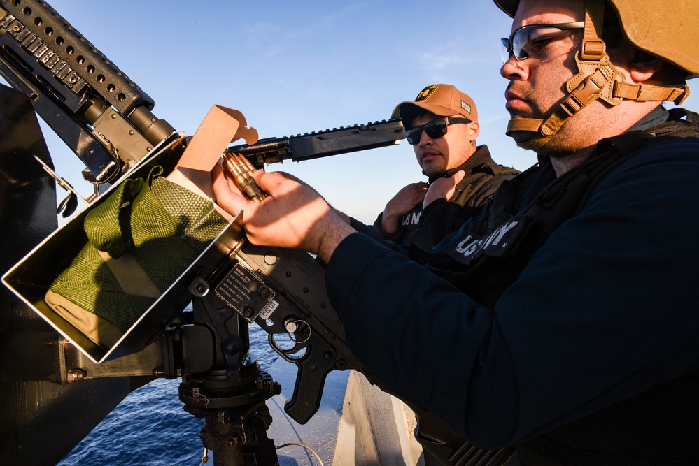USS John P. Murtha (LPD 26) Live Fire Exercise