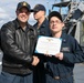 USS Ross Sailors receive awards and meritorious advancements