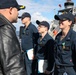 USS Ross Sailors receive awards and meritorious advancements