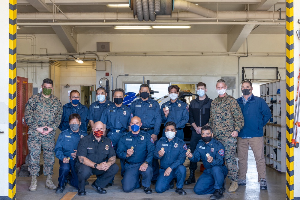 First Responders Receive Award for Saving 3 Marines' Lives