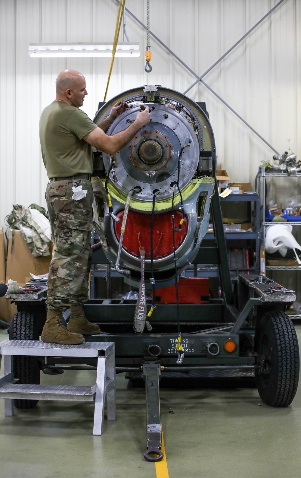 109th first in Air National Guard to build 3.5 engine