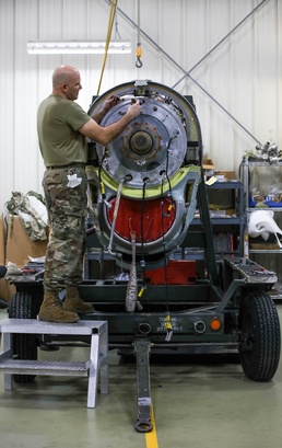 109th first in Air National Guard to build 3.5 engine