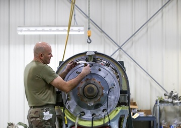 109th first in Air National Guard to build 3.5 engine