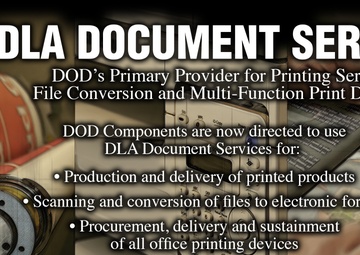 DLA designated DOD’s printing services provider