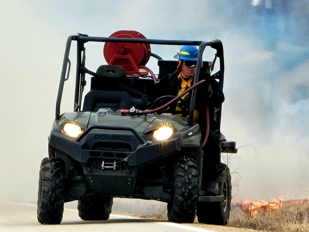 2022 prescribed burn operations at Fort McCoy
