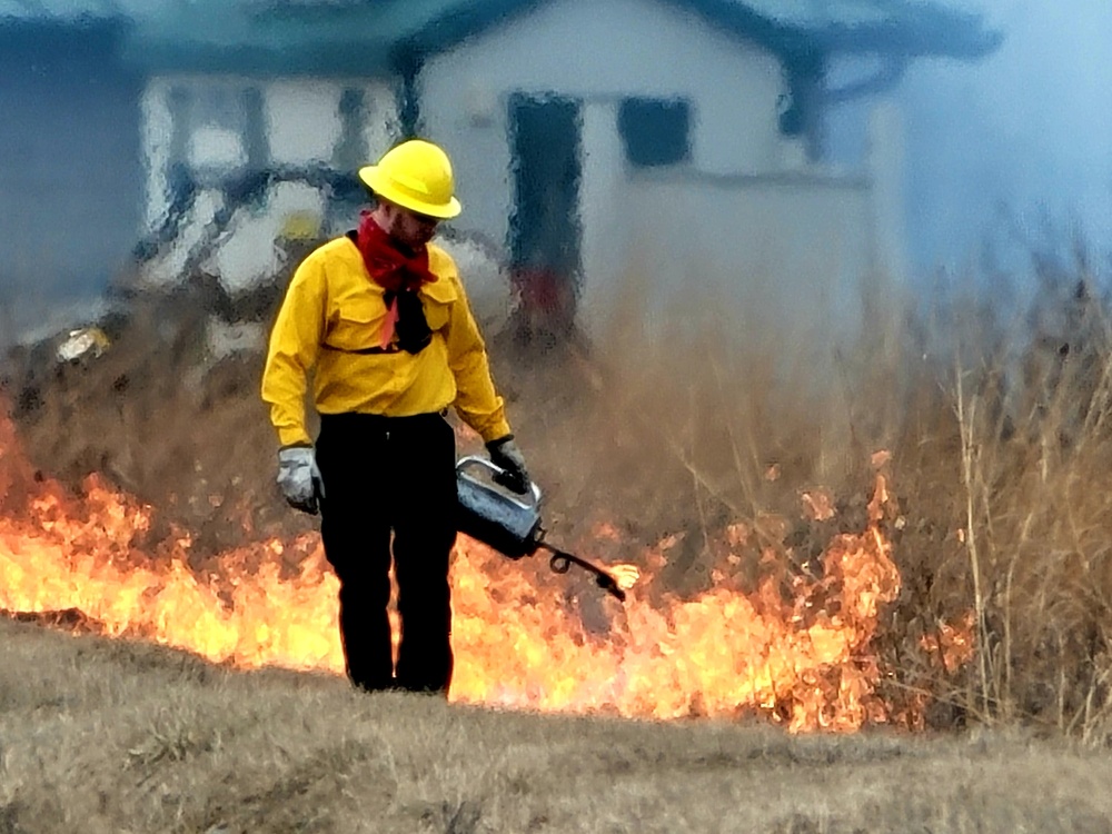 2022 prescribed burn operations at Fort McCoy