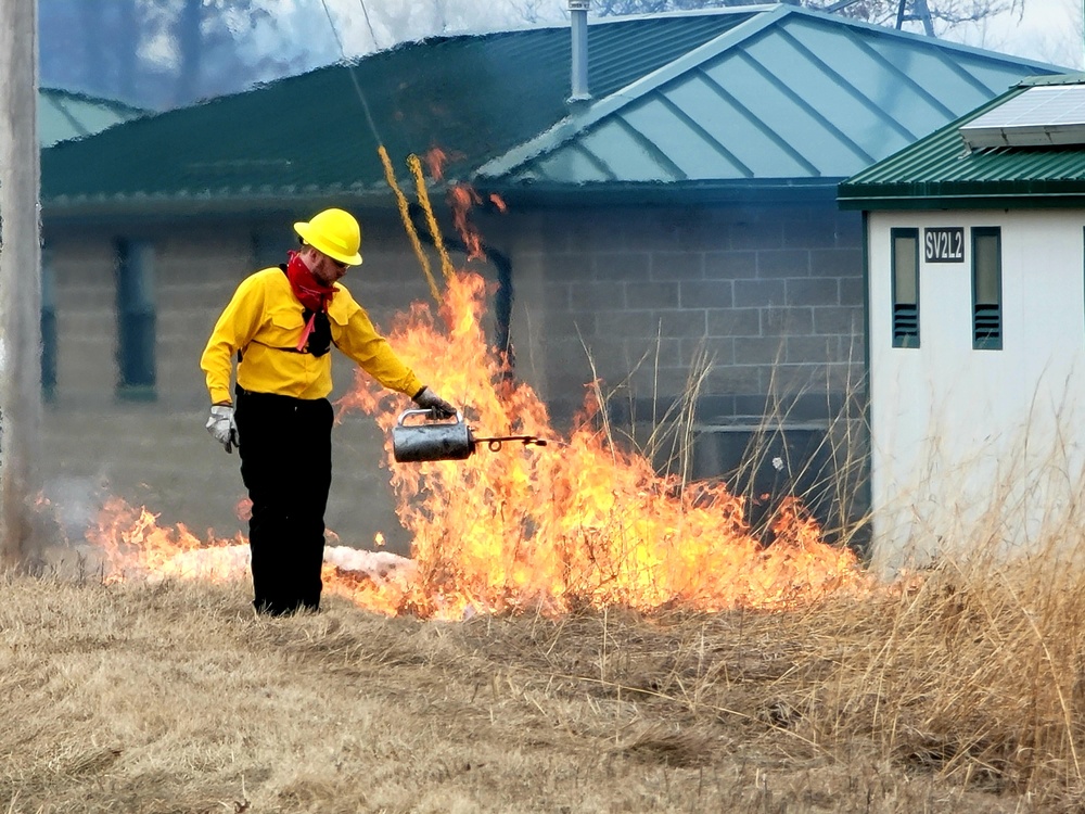 2022 prescribed burn operations at Fort McCoy