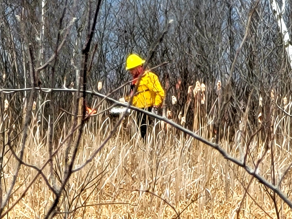 2022 prescribed burn operations at Fort McCoy