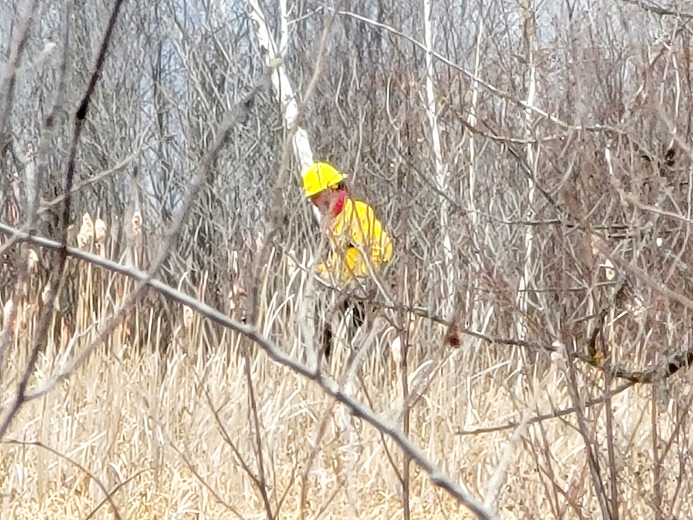 2022 prescribed burn operations at Fort McCoy