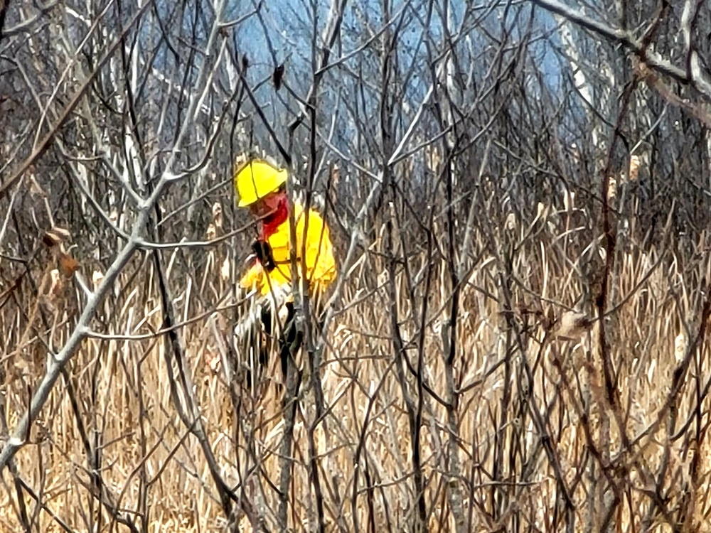 2022 prescribed burn operations at Fort McCoy