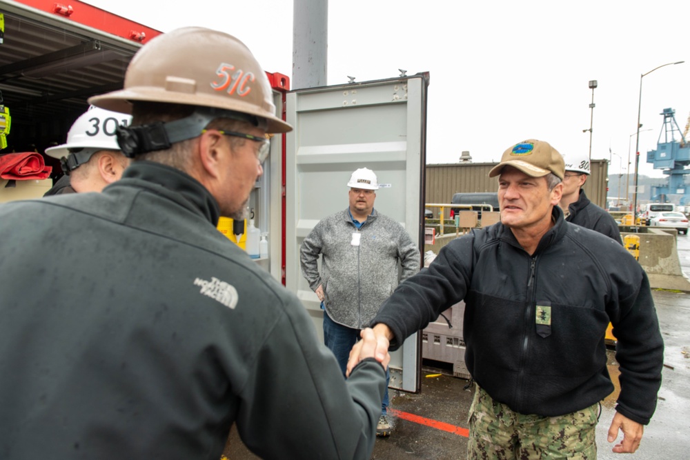 Rear Adm. Jablon Visits TRF Bangor