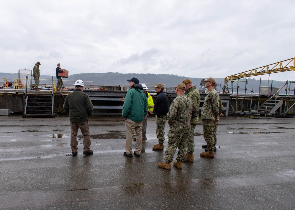 Rear Adm. Jablon Visits TRF Bangor