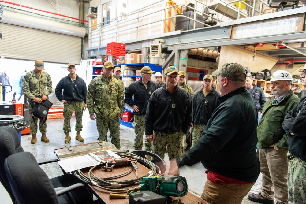 Rear Adm. Jablon Visits TRF Bangor