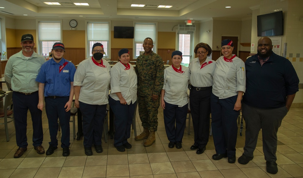 Dwyer Hall Receives Mess Hall of the Quarter