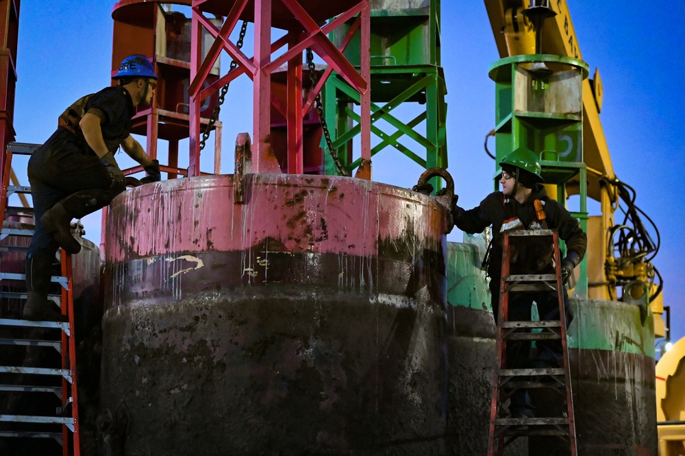 Coast Guard Cutter James Rankin conducts seasonal buoy swap