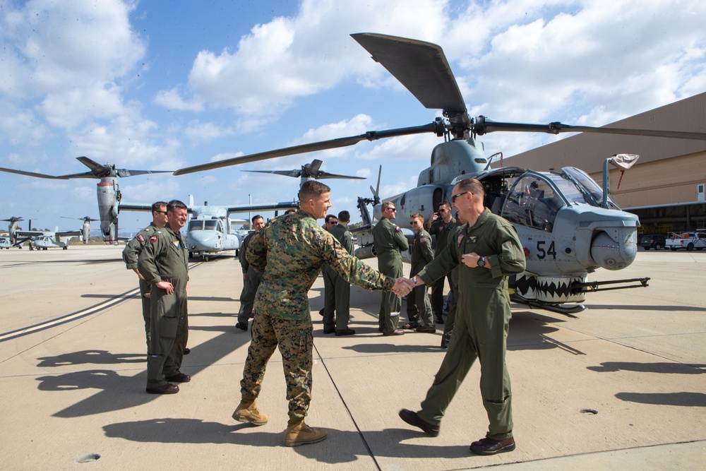 Marine Aircraft Wing 39, Helicopter Maritime Strike Wing, and Helicopter Sea Combat Wing Commodore Meet Up