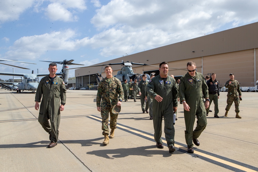 Marine Aircraft Wing 39, Helicopter Maritime Strike Wing, and Helicopter Sea Combat Wing Commodore Meet Up