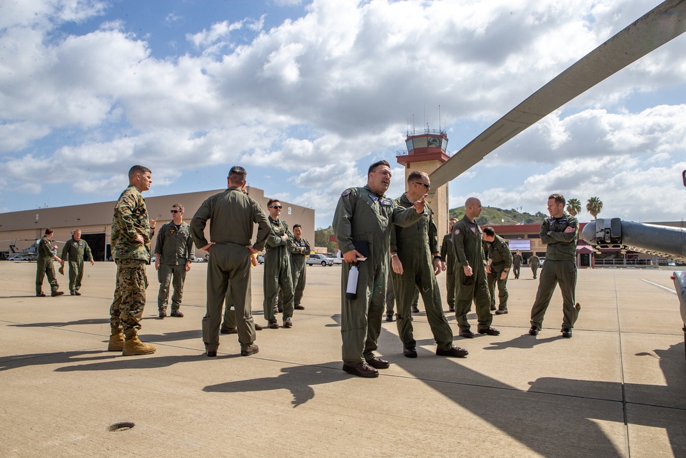 Marine Aircraft Wing 39, Helicopter Maritime Strike Wing, and Helicopter Sea Combat Wing Commodore Meet Up