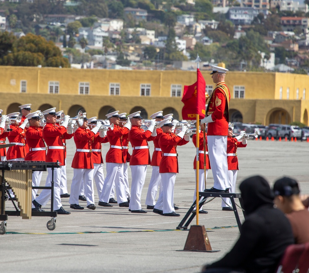 MCRD San Diego hosts a Battle Color Ceremony for 100th Anniversary