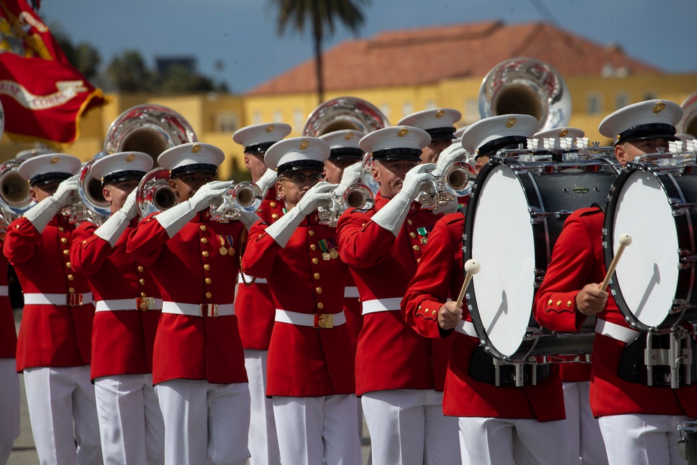 MCRD San Diego hosts a Battle Color Ceremony for 100th Anniversary