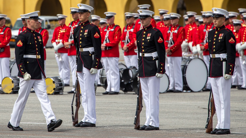 MCRD San Diego hosts a Battle Color Ceremony for 100th Anniversary