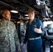 Lt. Gen. Langley and Sgt. Maj. Pritchard tour the USS Arlington (LSP 24)