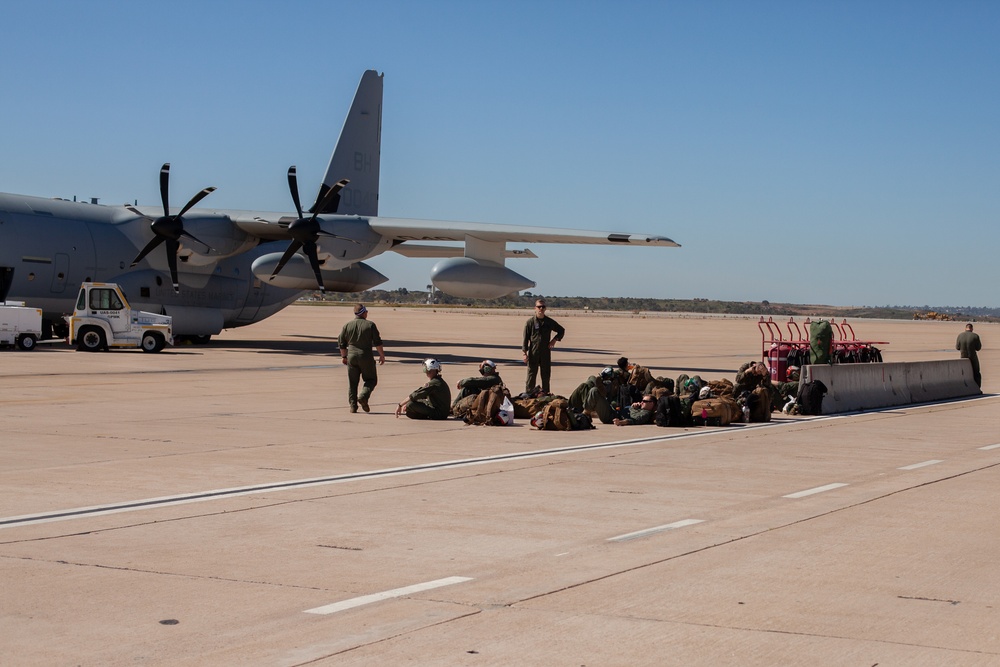 KC-130J Hercules Transports Marines To Hawaii