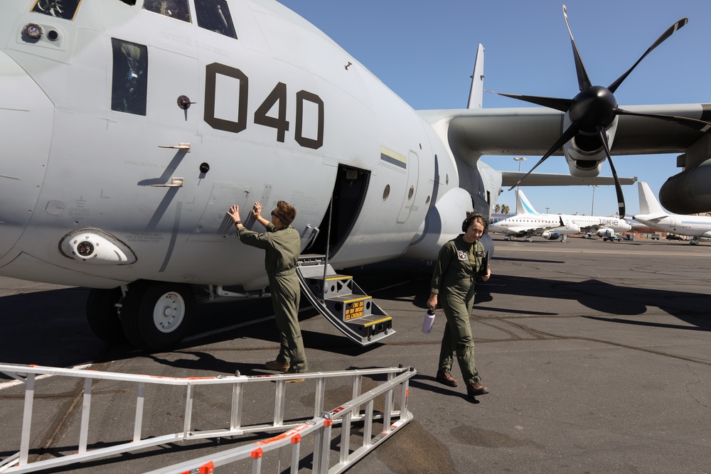 KC-130J Super Hercules Transports Marines to Hawaii