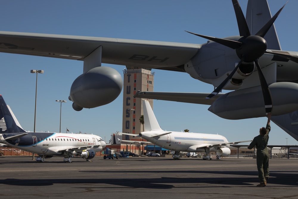 KC-130J Super Hercules Transports Marines to Hawaii