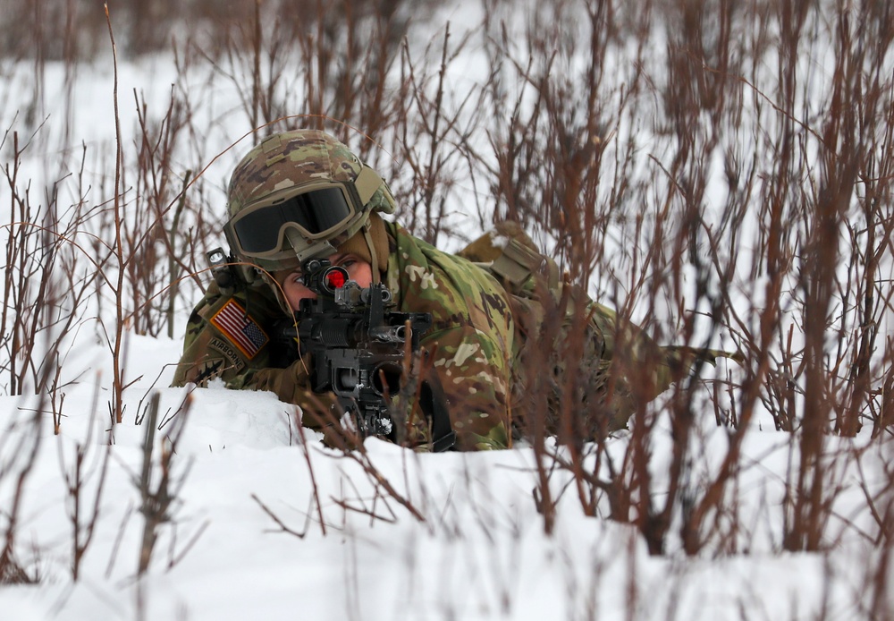 Alaska Army National Guard A-Co., 297th IN BN conducts STX at Alcantra armory