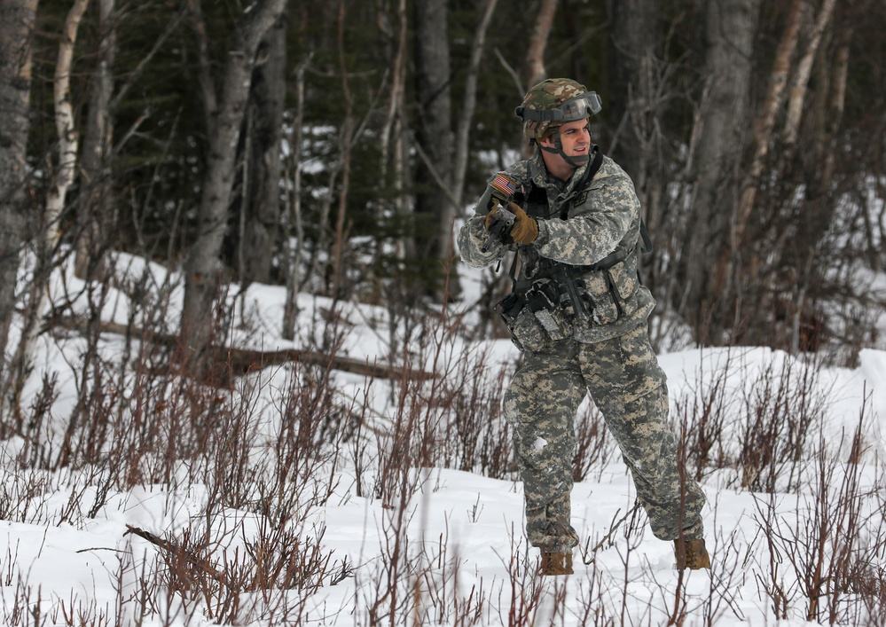 Alaska Army National Guard A-Co., 297th IN BN conducts STX at Alcantra armory