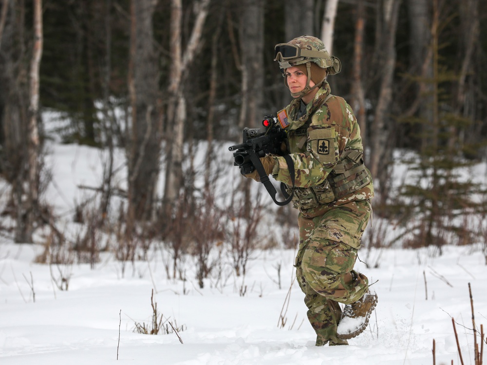 Alaska Army National Guard A-Co., 297th IN BN conducts STX at Alcantra armory