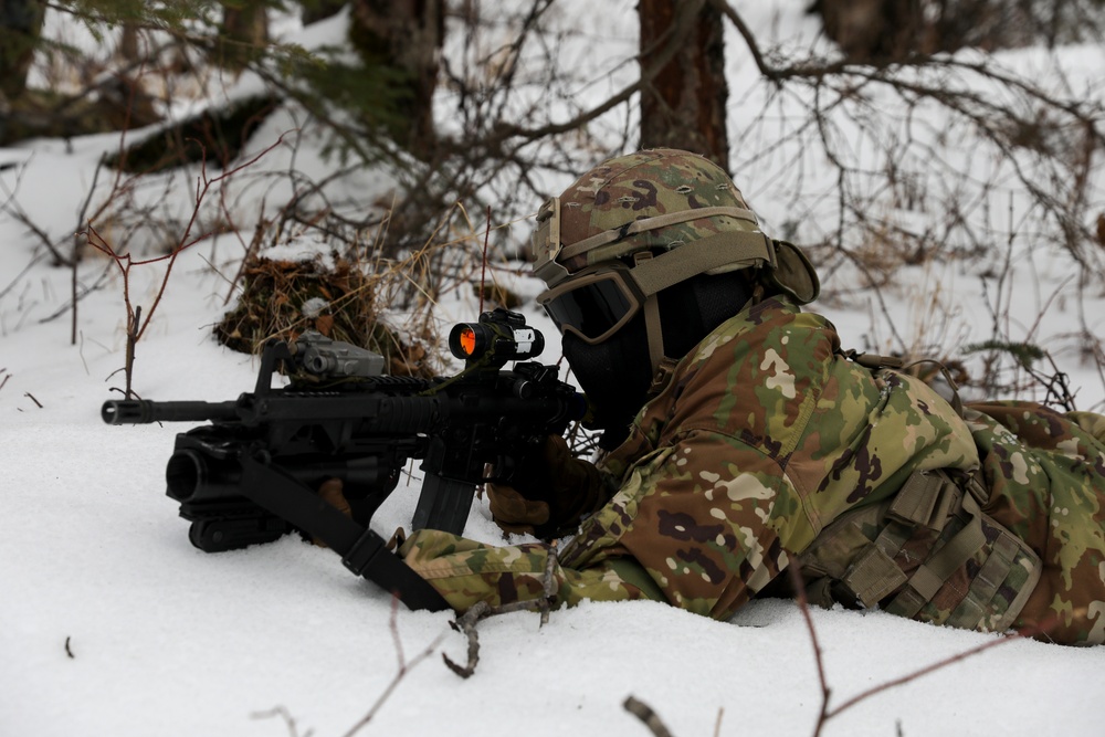 Alaska Army National Guard A-Co., 297th IN BN conducts STX at Alcantra armory