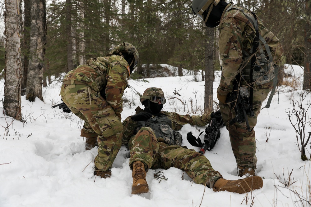 Alaska Army National Guard A-Co., 297th IN BN conducts STX at Alcantra armory