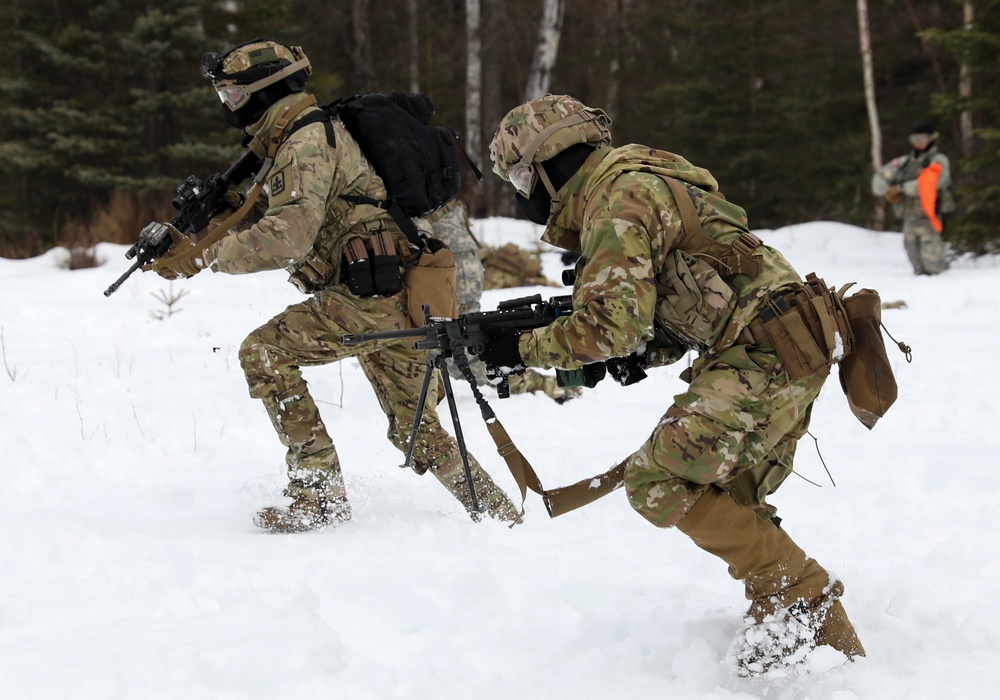 Alaska Army National Guard A-Co., 297th IN BN conducts STX at Alcantra armory