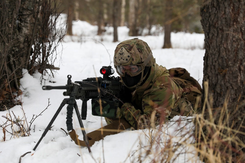 Alaska Army National Guard A-Co., 297th IN BN conducts STX at Alcantra armory